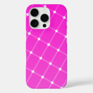 Pretty Geometric Pattern in Hot Pink Magenta iPhone 16 Pro Hülle