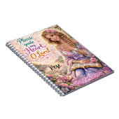 Pretty Girly Inspirational Floral Christian Bible Notizblock (Rechte Seite)