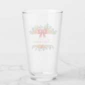 Pretty holiday banner custom glas (Rückseite)
