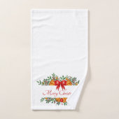 Pretty holiday banner custom handtuch (Handtuch)