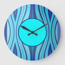 Pretty in Blue Abstract Non Personalized Swirls