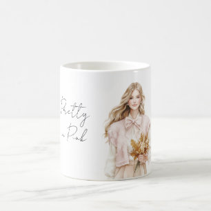 Pretty in Pink Blond Kaffeetasse