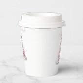 Pretty in Pink Bridal Shower Paper Cups Pappbecher (Rechts)