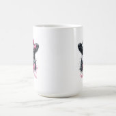 Pretty in Pink Cow Kaffeetasse (Mittel)