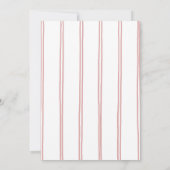 Pretty in Pink Floral Bridal Shower  Einladung (Rückseite)