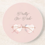 Pretty in Pink Heart Sunglasses  Getränkeuntersetzer<br><div class="desc">Pretty in Pink Heart Sunglasses</div>