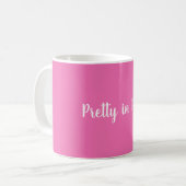 Pretty in Pink Kaffeetasse (Vorderseite Links)
