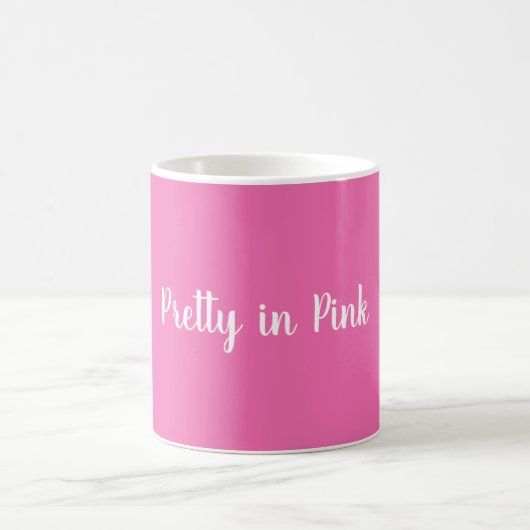 Pretty in Pink Kaffeetasse (Mittel)