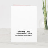 Pretty In Pink Karte (Rückseite)