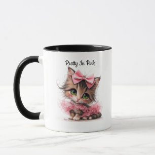 Pretty In Pink. – Kätzchen-Tasse Tasse