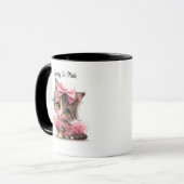 Pretty In Pink. – Kätzchen-Tasse Tasse (Vorderseite Links)