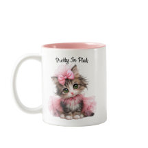 Pretty in Pink – Kitten Mug