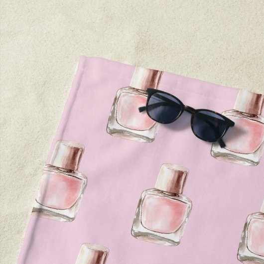 Pretty in Pink Nagellack Strandtuch (Beispiel)