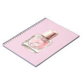 Pretty in Pink Nail Polish Notizblock (Linke Seite)