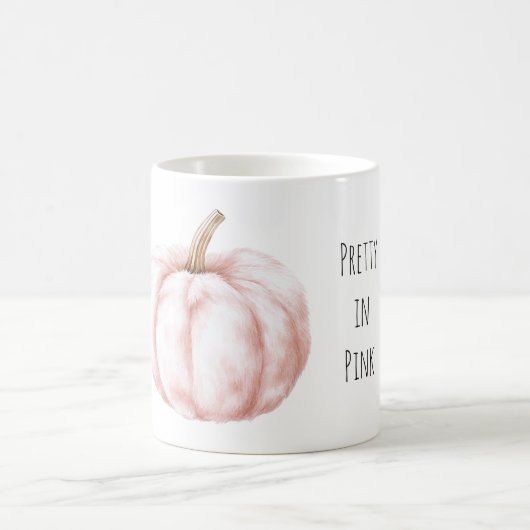 Pretty in Pink Soft Fur Pumpkin Kaffeetasse (Mittel)