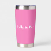 Pretty in Pink   Thermobecher (Vorderseite)
