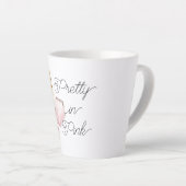 Pretty in Pink White Nail Polish Milchtasse (Rechte Ecke)