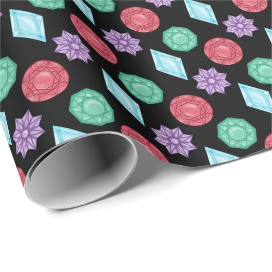 Pretty Jewels Pattern Geschenkpapier (Rolleneckpunkt)