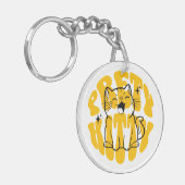 Pretty kitty cute cat schlüsselanhänger (Vorderseite links)