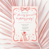 Pretty Kitty Geburtstag Einladung