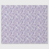 Pretty Lavender Flowers Birthday Geschenkpapier (Flach)