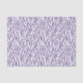 Pretty Lavender Flowers Birthday Seidenpapier (Vorderseite)