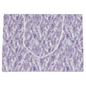 Pretty Lavender Flowers Bridal Shower Große Geschenktüte (Vorderseite)