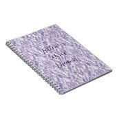 Pretty Lavender Flowers   Notizblock (Rechte Seite)