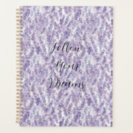 Pretty Lavender Flowers Planer