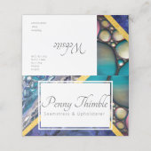 Pretty Liquid forms Terminkarte (Außenseite Aufgefaltet)