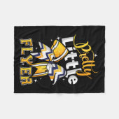 Pretty Little Flyer Cheer Cheerleading Team Fleecedecke (Vorderseite (Horizontal))