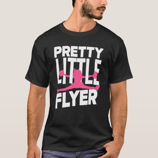 Pretty Little Flyer Cheerleading Cheerleader T-Shirt (Vorderseite)
