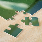Pretty Little Girl Smelling a Pink Rose Puzzle (Seite)