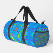 Pretty Little Orchid Bird Duffle Bag (Rechte Ecke)