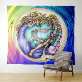 Pretty Little Pearl Tapestry Wandteppich (Beispiel (Horizontal))