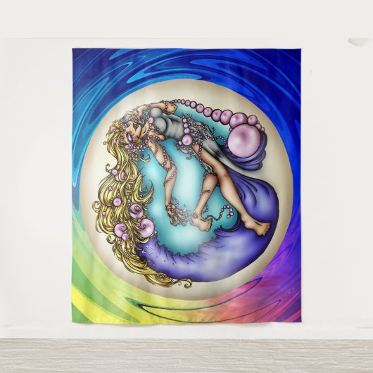 Pretty Little Pearl Tapestry Wandteppich (Vorderseite)