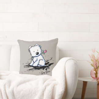 Pretty Little Westie Dog  Kissen