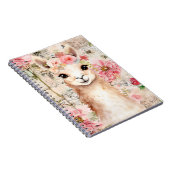 Pretty Llama Notebook Notizblock (Rechte Seite)