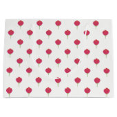 Pretty lush pink tulips pattern große geschenktüte (Vorderseite)