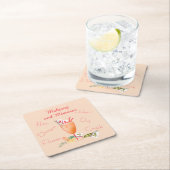 Pretty Mahjong Tiles and Fancy Cocktail Rechteckiger Pappuntersetzer (Vor Ort)