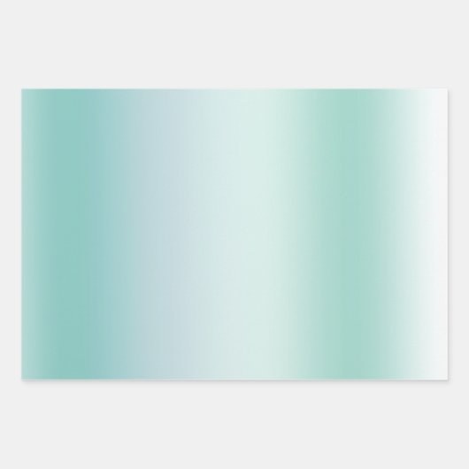 Pretty Mint White Bokeh Dots Celebration Christmas Geschenkpapier Set (Vorderseite 2)