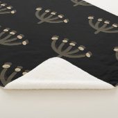 Pretty Night Mimosa Floral Customize Sherpadecke (3/4)