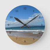 Pretty Ocean Tide Runde Wanduhr (Vorderseite)