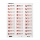 Pretty Octopus Return Address Labels (Vorne)