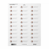 Pretty Octopus Return Address Labels (Vorne)