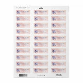 Pretty Octopus Return Address Labels (Vorne)