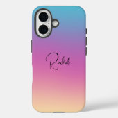 Pretty Ombre Personalized Phone Case-Mate iPhone Hülle (Rückseite)