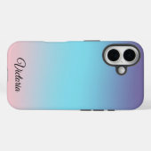 Pretty Ombre Personalized Phone Case-Mate iPhone Hülle (Rückseite (Horizontal))