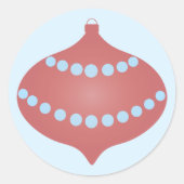 Pretty Ornament Runder Aufkleber (Vorderseite)