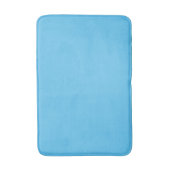 Pretty Pastel Blue Solid Color Badematte (Vorderseite Vertikal)